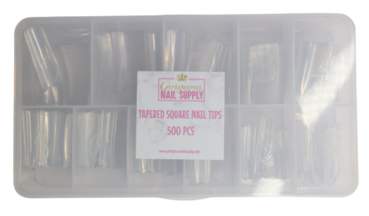 Tapered Square Nail Tip - 500 pcs